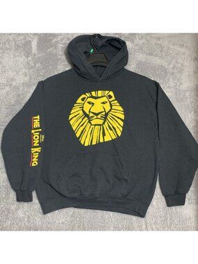 Disney Lion King Hoodie Broadway Musical Sweatshirt Logo Graphic Novelty M